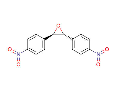 Molecular Structure of 968-01-4 (Oxirane, 2,3-bis(4-nitrophenyl)-, (2R,3R)-rel-)