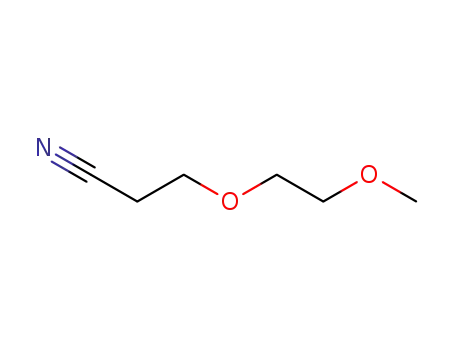 Molecular Structure of 35633-50-2 (3-(2-METHOXYETHOXY)-PROPANENITRILE)
