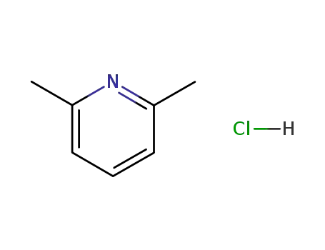 Molecular Structure of 15439-85-7 (2,6-Lutidinehydrochloride)