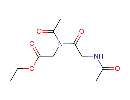 Molecular Structure of 151079-65-1 (N,N'-diacetylglycylglycine ethyl ester)