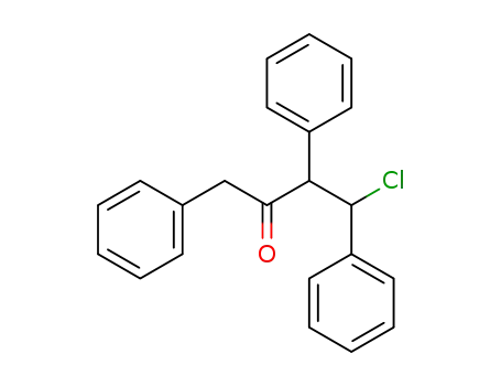 Molecular Structure of 937611-56-8 (4-chloro-1,3,4-triphenyl-butan-2-one)
