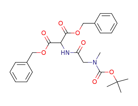 benzyl N-[N-t-butoxycarbonylsarcosyl]-2-benzyloxycarbonylglycinate