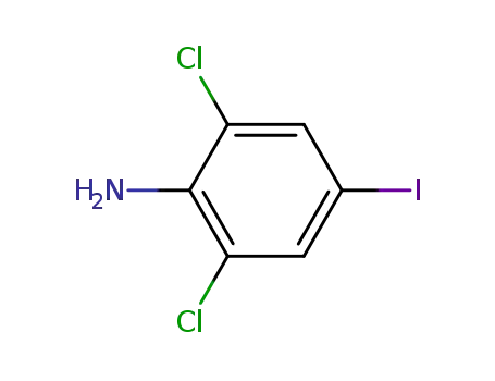 Molecular Structure of 697-89-2 (2,6-DICHLORO-4-IODOANILINE)