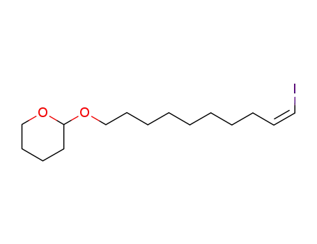 Molecular Structure of 85416-29-1 ((Z)-10-Iodo-1-(2-tetrahydropyranyloxy)-9-decene)