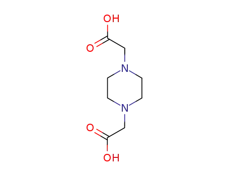 Molecular Structure of 5430-78-4 (piperazine-1,4-diacetic acid)