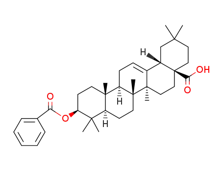 Molecular Structure of 6153-31-7 (Oleanolic acid benzoate)