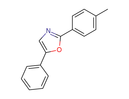 Molecular Structure of 16155-60-5 (2-(4-methylphenyl)-5-phenyl-1,3-oxazole)