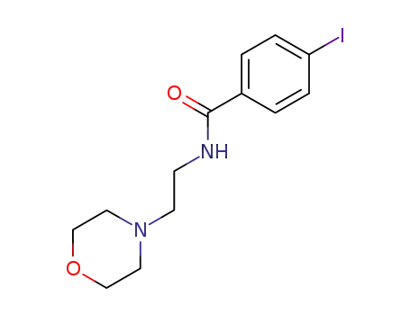 Molecular Structure of 64544-20-3 (4-iodo-N-(2-(4-morpholinyl)ethyl)benzamide)