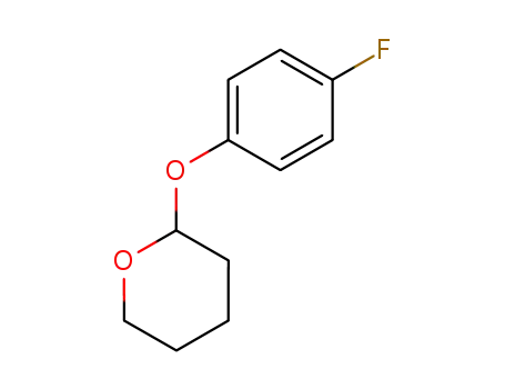 2H-Pyran, 2-(4-fluorophenoxy)tetrahydro-