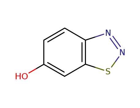 Molecular Structure of 7686-32-0 (1,2,3-Benzothiadiazol-6-ol)