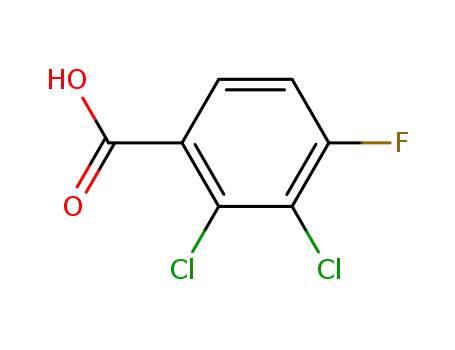 Molecular Structure of 154257-76-8 (2,3-DICHLORO-4-FLUOROBENZOIC ACID)