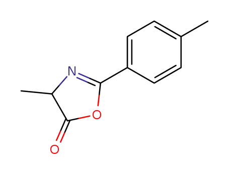 Molecular Structure of 183559-31-1 (5(4H)-Oxazolone,  4-methyl-2-(4-methylphenyl)-)