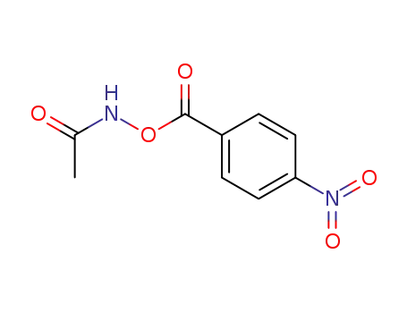 Molecular Structure of 123206-53-1 (N-acetyl-O-(p-nitrobenzoyl)hydroxylamine)