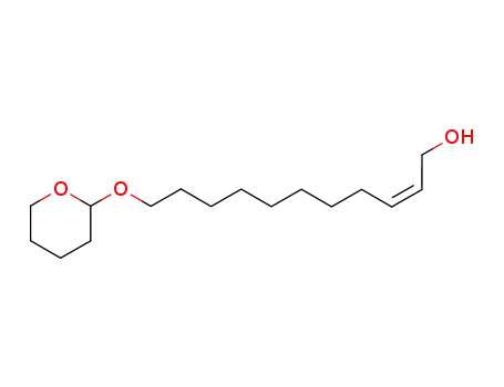 Molecular Structure of 87242-05-5 (2-Undecen-1-ol, 11-[(tetrahydro-2H-pyran-2-yl)oxy]-, (Z)-)
