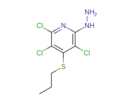 Pyridine,2,3,5-trichloro-6-hydrazinyl-4-(propylthio)-