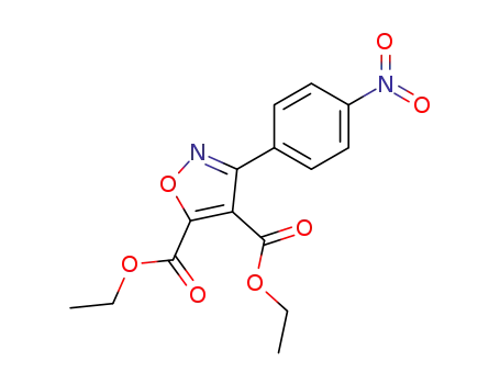Molecular Structure of 82164-05-4 (diethyl 3-(4′-nitrophenyl)isoxazole-4,5-dicarboxylate)