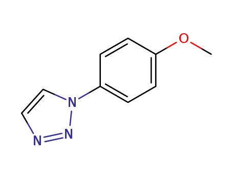 Molecular Structure of 68535-49-9 (1-(4-methoxyphenyl)-1H-[1,2,3]triazole)