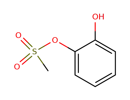 Molecular Structure of 59722-34-8 (1,2-Benzenediol, monomethanesulfonate)