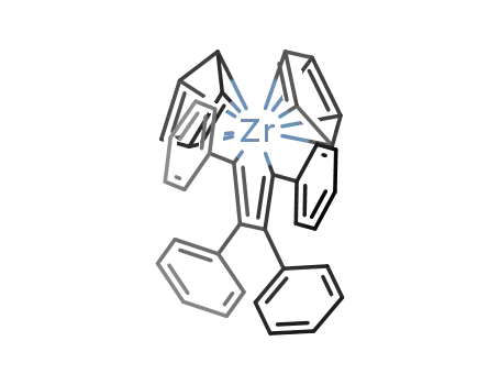 1,1-bis(cyclopentadienyl)zircona-2,3,4,5-tetraphenylcyclopentadiene