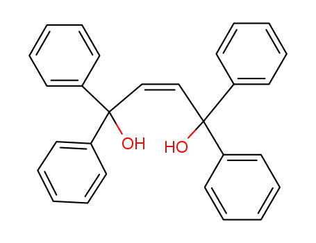 Molecular Structure of 84072-33-3 (2-Butene-1,4-diol, 1,1,4,4-tetraphenyl-, (Z)-)