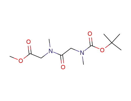 Glycine, N-[N-[(1,1-dimethylethoxy)carbonyl]-N-methylglycyl]-N-methyl-,
methyl ester