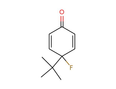Molecular Structure of 507262-32-0 (2,5-Cyclohexadien-1-one, 4-(1,1-dimethylethyl)-4-fluoro-)