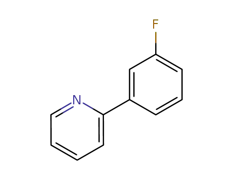 Molecular Structure of 58861-54-4 (2-(3-FLUOROPHENYL)PYRIDINE)