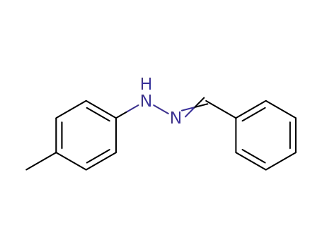 Molecular Structure of 1858-99-7 (Benzaldehyde, (4-methylphenyl)hydrazone)
