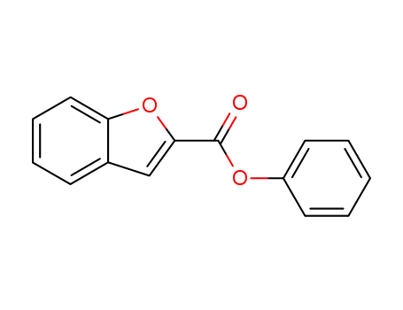 Molecular Structure of 92439-07-1 (benzofuran-2-carboxylic acid phenyl ester)