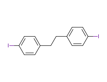 Benzene,1,1'-(1,2-ethanediyl)bis[4-iodo- cas  6622-80-6