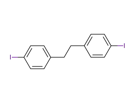 Molecular Structure of 6622-80-6 (1-iodo-4-[2-(4-iodophenyl)ethyl]benzene)