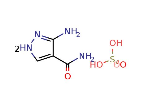 5-Amino-1H-pyrazole-4-carboxylic amide sulfate 27511-79-1