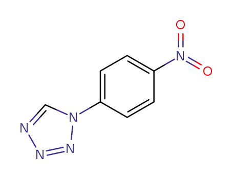 Molecular Structure of 14213-11-7 (1-Nitro-4-(1H-tetrazole-1-yl)benzene)