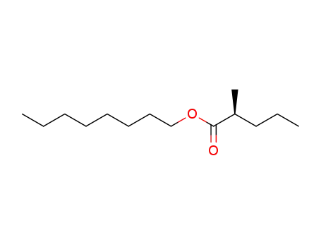 Molecular Structure of 51183-44-9 (octyl (S)-2-methylvalerate)