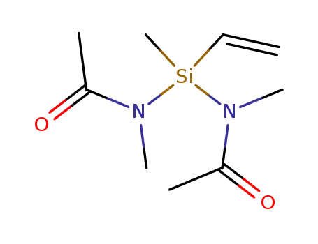 Molecular Structure of 50791-87-2 (N,N'-(vinylsilylene)bis(N-methylacetamide))