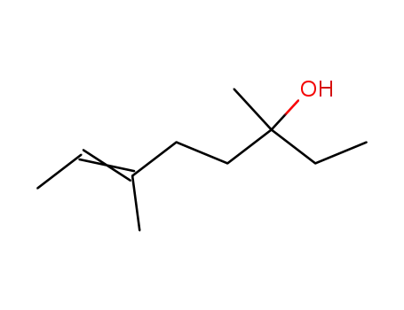 Molecular Structure of 5430-02-4 (3,6-Dimethyl-6-octen-3-ol)
