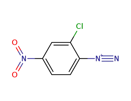 2-chloro-4-nitrobenzenediazonium cation