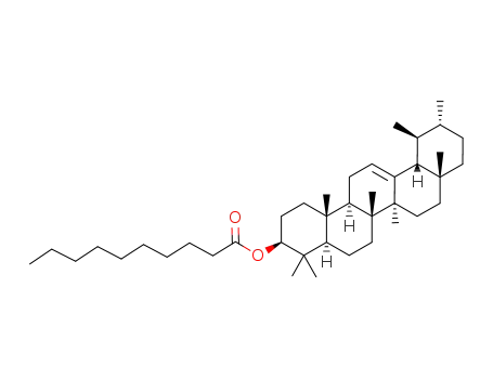 Molecular Structure of 149695-97-6 (urs-12-ene-3β-decanoate)