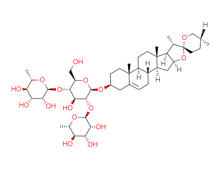 b-D-Glucopyranoside, (3b,25R)-spirost-5-en-3-ylO-6-deoxy-a-L-mannopyranosyl-(1&reg;2)-O-[6-deoxy-a-L-mannopyranosyl-(1&reg;4)]-