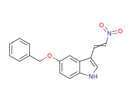Molecular Structure of 69796-46-9 (5-BENZYLOXY-3-(2-NITROVINYL)-INDOLE)