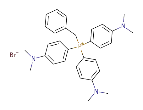 Benzyl-tris-(4-dimethylamino-phenyl)-phosphonium; bromide