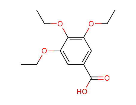 Molecular Structure of 6970-19-0 (3,4,5-TRIETHOXYBENZOIC ACID)