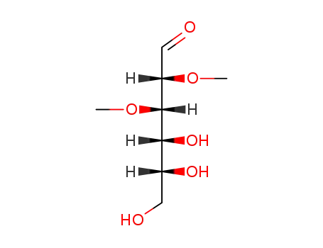 Molecular Structure of 4261-27-2 (2,3-di-O-methyl-D-glucose)