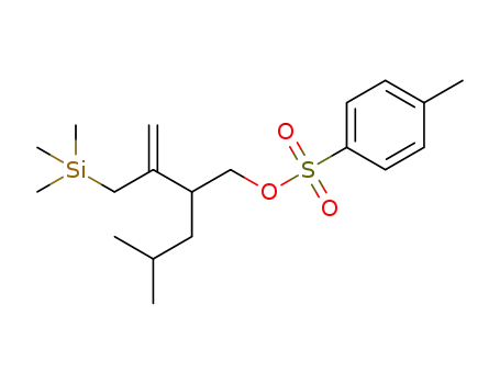 Molecular Structure of 1346909-18-9 (4-methyl-2-(3-(trimethylsilyl)prop-1-ene-2-yl)pentyl-4-methylbenzenesulfonate)