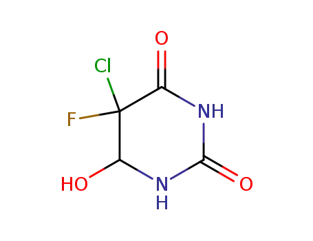 5-chloro-5-fluoro-6-hydroxy-5,6-dihydrouracil