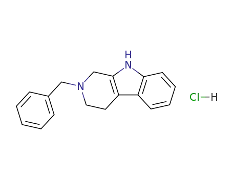 2,3,4,9-Tetrahydro-2-(2-phenylmethyl)-1H-pyrido<3,4-b>indole hydrochloride