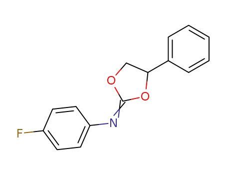 2-<N-(p-fluorophenyl)imino>-4-phenyl-1,3-dioxolane