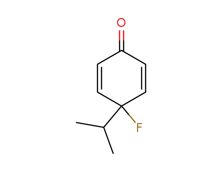 Molecular Structure of 246228-97-7 (2,5-Cyclohexadien-1-one,4-fluoro-4-(1-methylethyl)-(9CI))