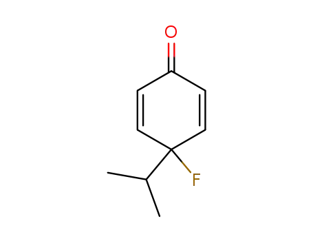 2,5-Cyclohexadien-1-one,4-fluoro-4-(1-methylethyl)-(9CI)