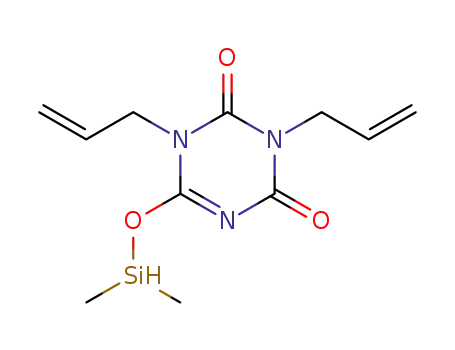 1,3-diallyl-6-(dimethylsiloxy)-s-triazine-2(1H),4(3H)-dione